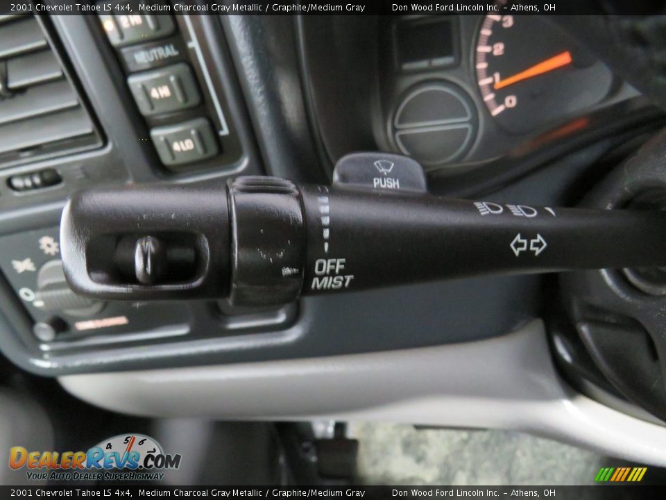 2001 Chevrolet Tahoe LS 4x4 Medium Charcoal Gray Metallic / Graphite/Medium Gray Photo #33