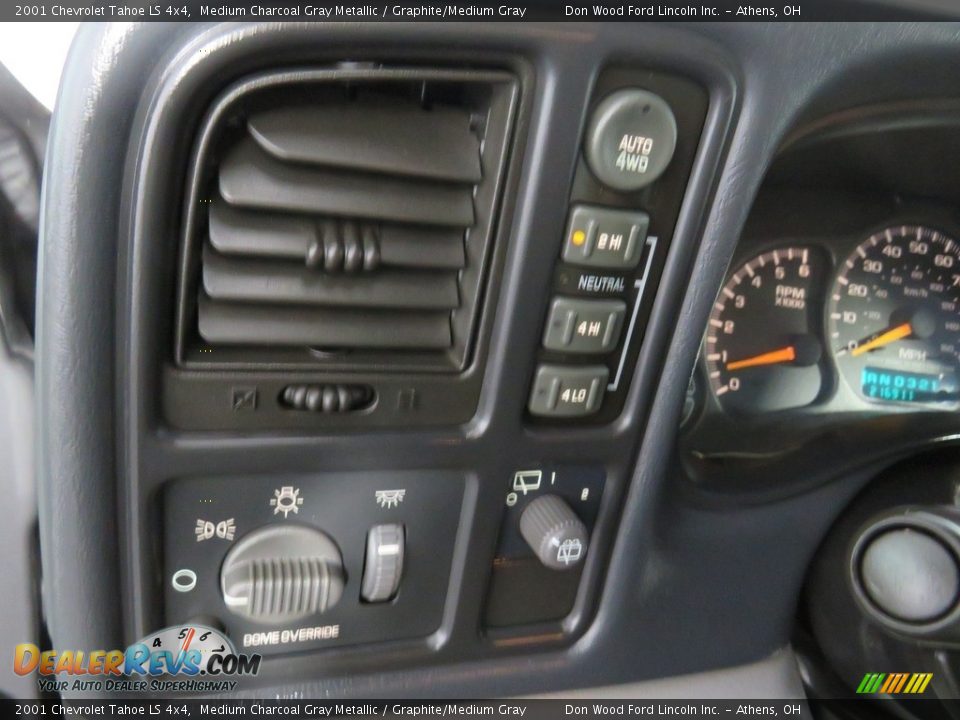 2001 Chevrolet Tahoe LS 4x4 Medium Charcoal Gray Metallic / Graphite/Medium Gray Photo #35