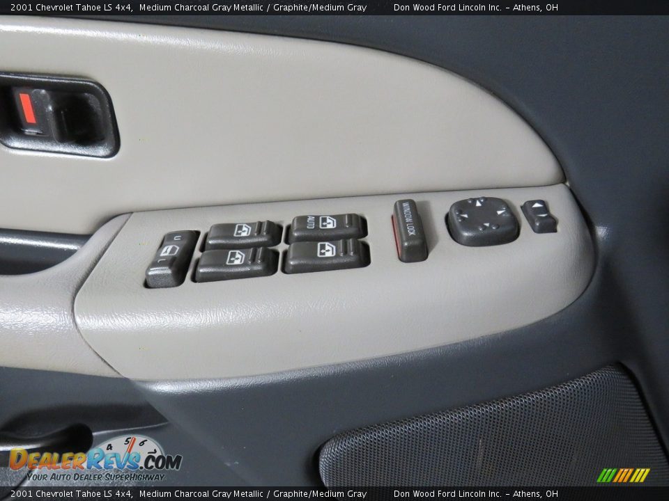 2001 Chevrolet Tahoe LS 4x4 Medium Charcoal Gray Metallic / Graphite/Medium Gray Photo #36