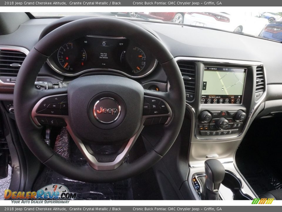 2018 Jeep Grand Cherokee Altitude Granite Crystal Metallic / Black Photo #6