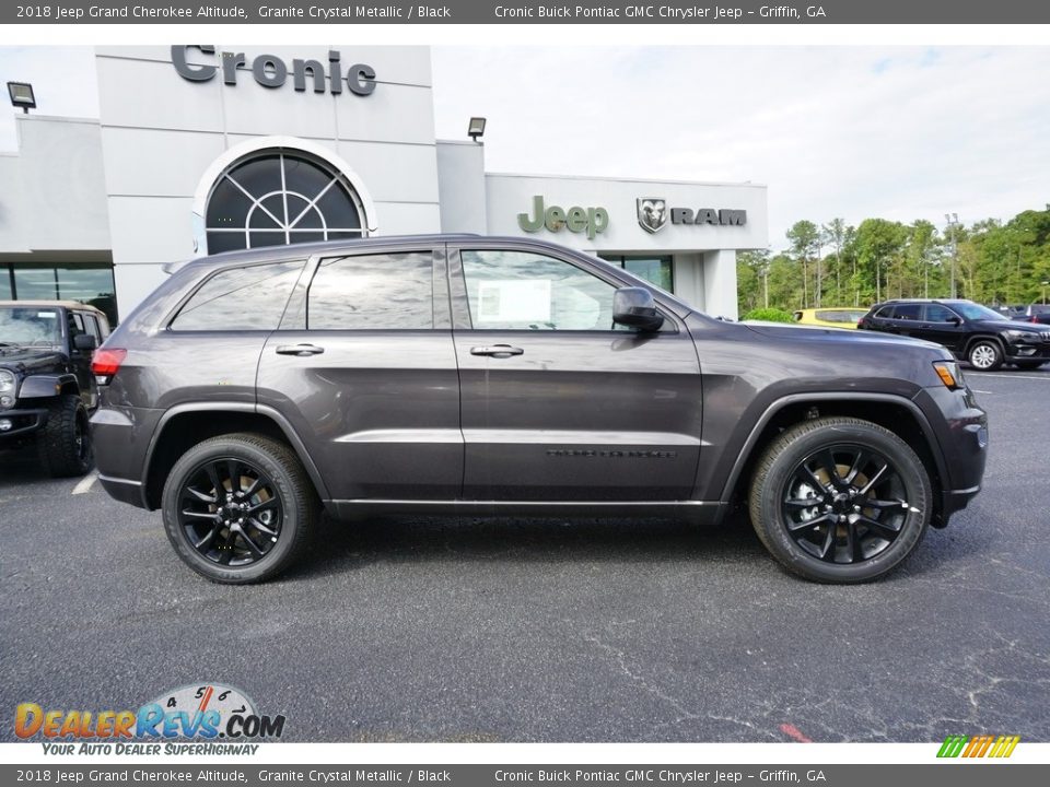 2018 Jeep Grand Cherokee Altitude Granite Crystal Metallic / Black Photo #11
