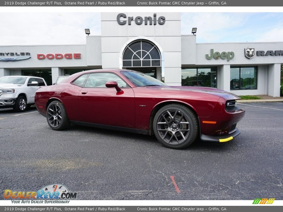 2019 Dodge Challenger R/T Plus Octane Red Pearl / Ruby Red/Black Photo #1