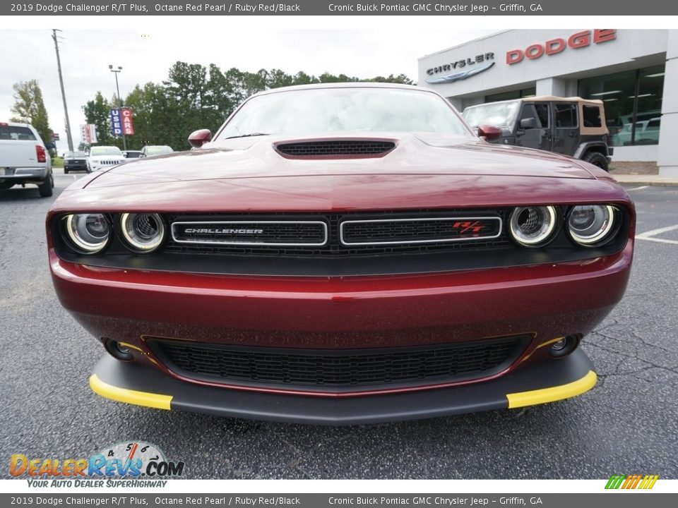 2019 Dodge Challenger R/T Plus Octane Red Pearl / Ruby Red/Black Photo #2