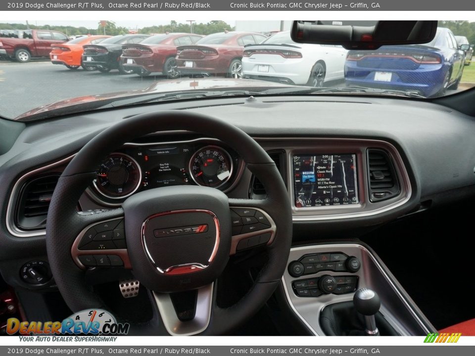 2019 Dodge Challenger R/T Plus Octane Red Pearl / Ruby Red/Black Photo #5