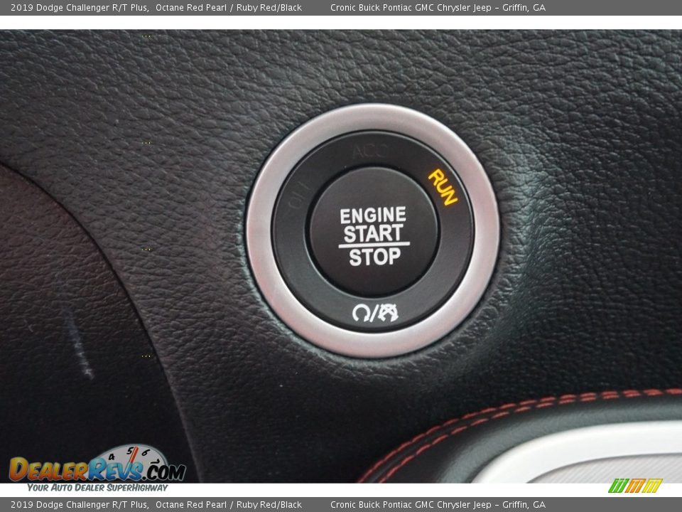 2019 Dodge Challenger R/T Plus Octane Red Pearl / Ruby Red/Black Photo #8
