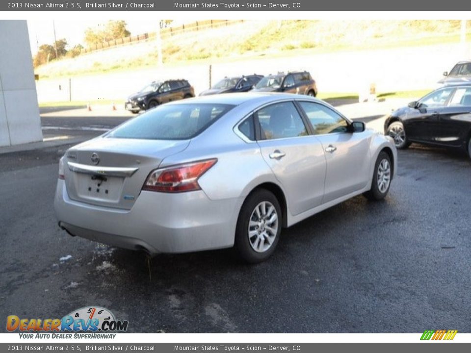 2013 Nissan Altima 2.5 S Brilliant Silver / Charcoal Photo #6