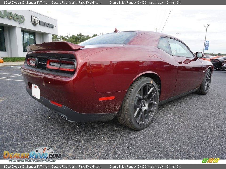2019 Dodge Challenger R/T Plus Octane Red Pearl / Ruby Red/Black Photo #13