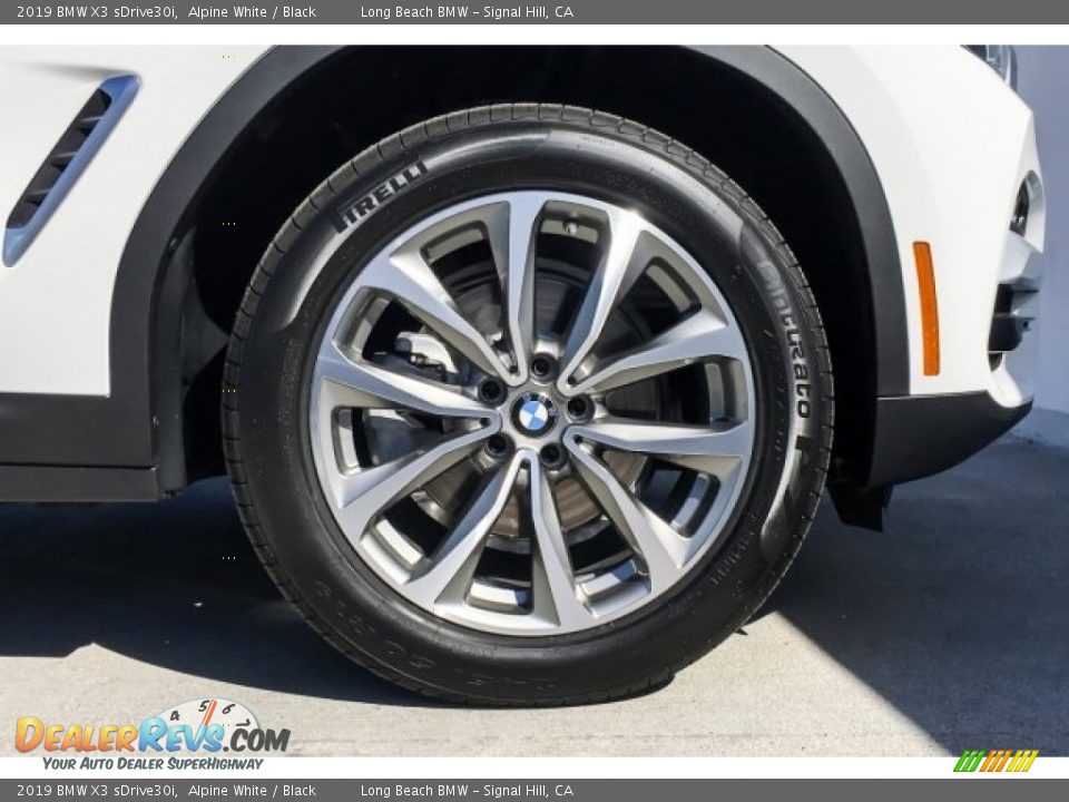 2019 BMW X3 sDrive30i Alpine White / Black Photo #9