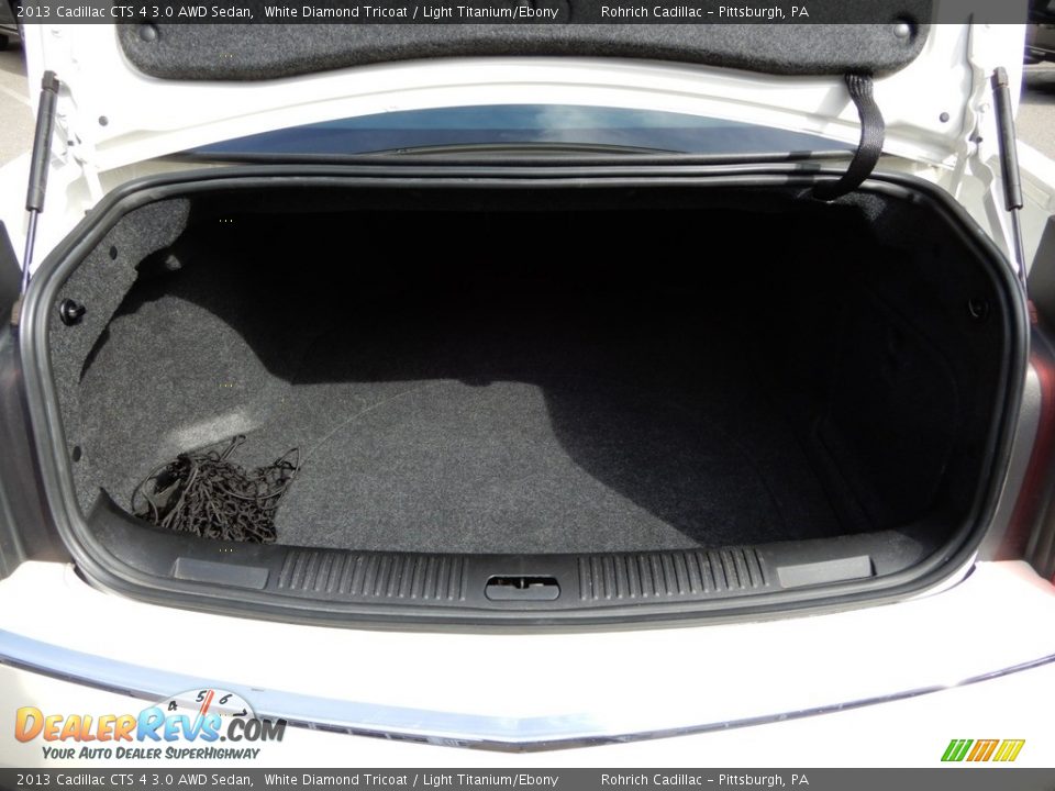 2013 Cadillac CTS 4 3.0 AWD Sedan White Diamond Tricoat / Light Titanium/Ebony Photo #14