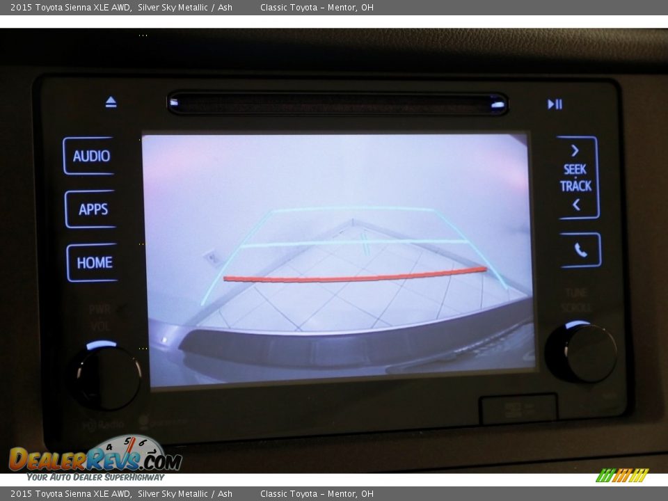 2015 Toyota Sienna XLE AWD Silver Sky Metallic / Ash Photo #15
