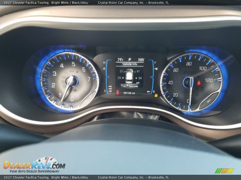 2017 Chrysler Pacifica Touring Bright White / Black/Alloy Photo #15