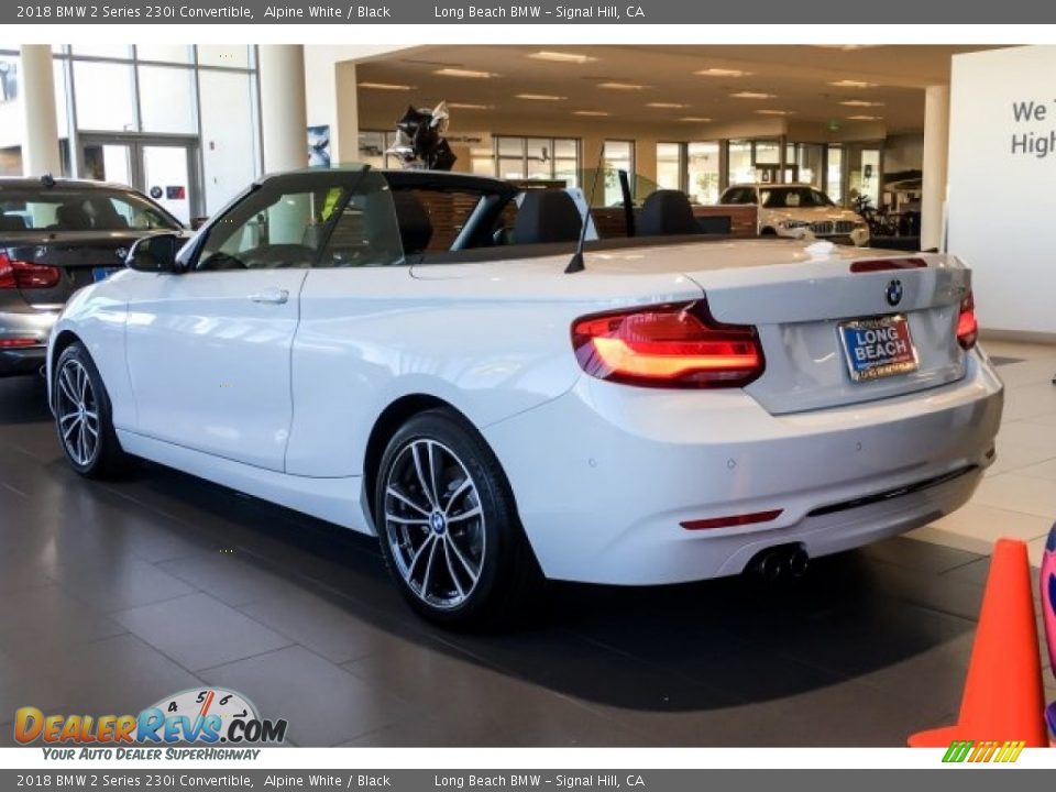 2018 BMW 2 Series 230i Convertible Alpine White / Black Photo #2