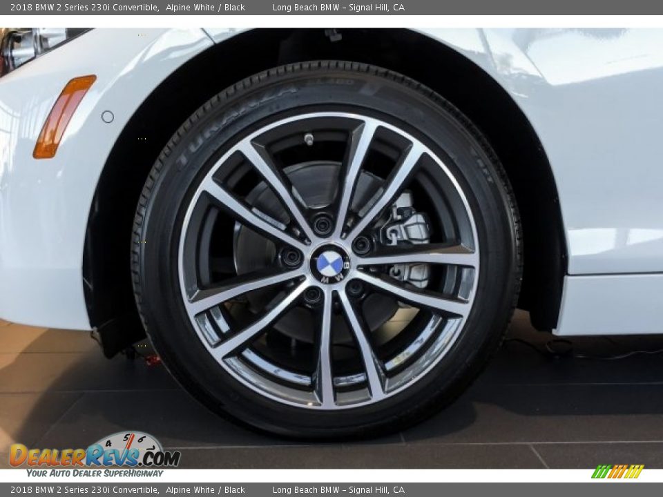 2018 BMW 2 Series 230i Convertible Alpine White / Black Photo #9