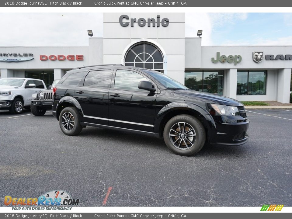 2018 Dodge Journey SE Pitch Black / Black Photo #1