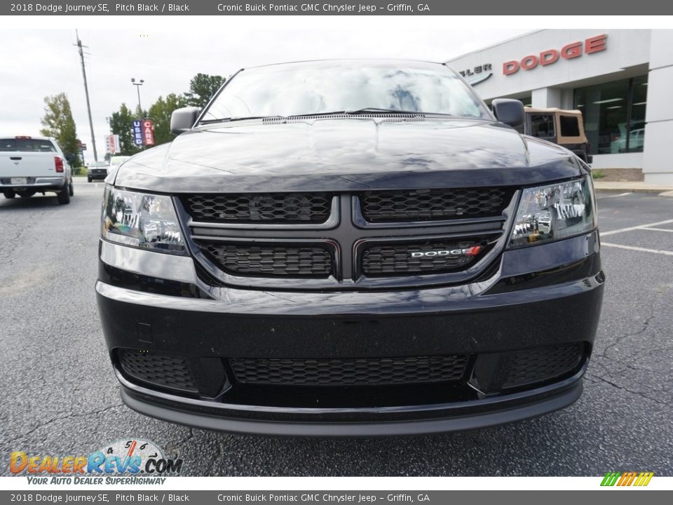 2018 Dodge Journey SE Pitch Black / Black Photo #2