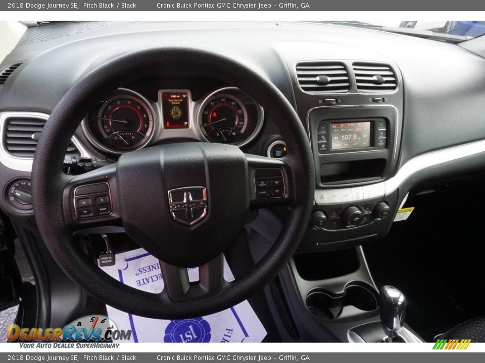 2018 Dodge Journey SE Pitch Black / Black Photo #5