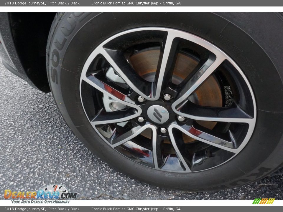 2018 Dodge Journey SE Pitch Black / Black Photo #8