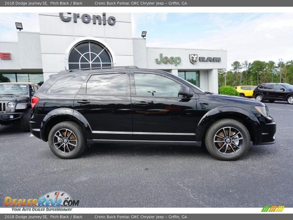 2018 Dodge Journey SE Pitch Black / Black Photo #10