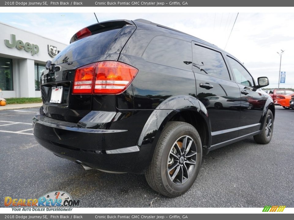2018 Dodge Journey SE Pitch Black / Black Photo #11