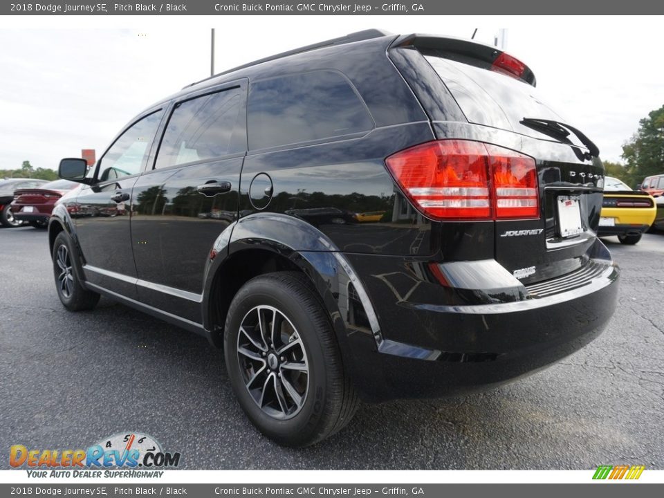 2018 Dodge Journey SE Pitch Black / Black Photo #13