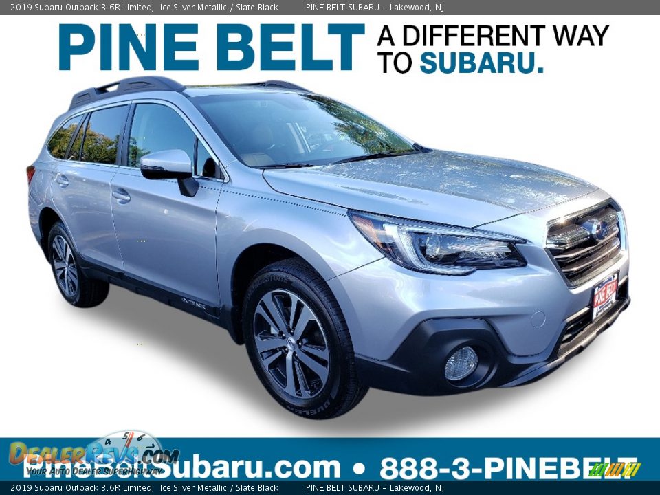2019 Subaru Outback 3.6R Limited Ice Silver Metallic / Slate Black Photo #1
