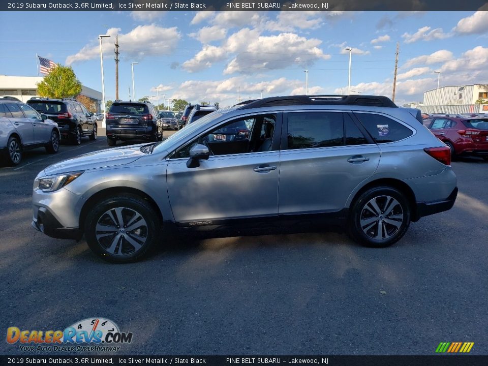 2019 Subaru Outback 3.6R Limited Ice Silver Metallic / Slate Black Photo #3