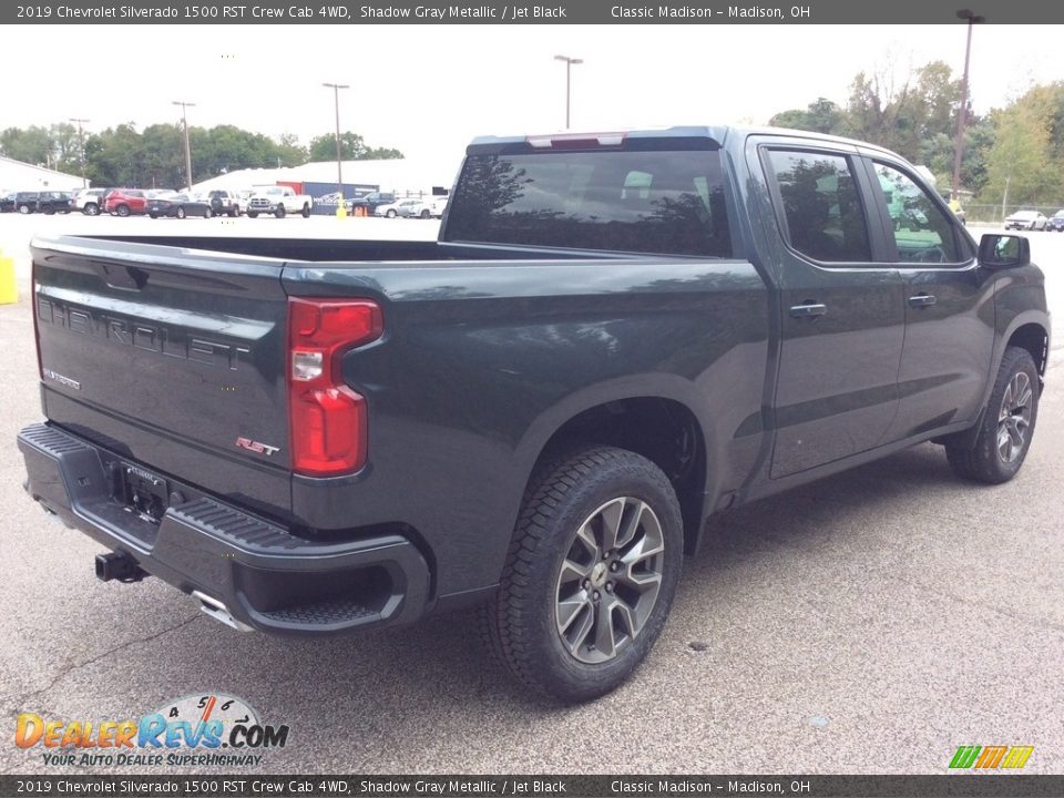 2019 Chevrolet Silverado 1500 RST Crew Cab 4WD Shadow Gray Metallic / Jet Black Photo #6