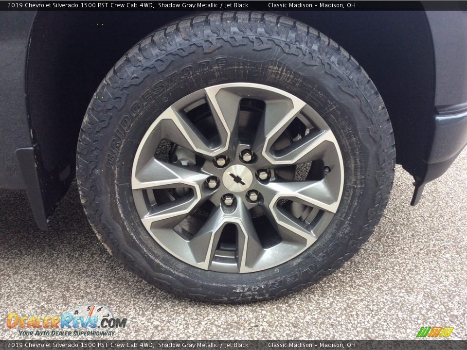 2019 Chevrolet Silverado 1500 RST Crew Cab 4WD Shadow Gray Metallic / Jet Black Photo #7