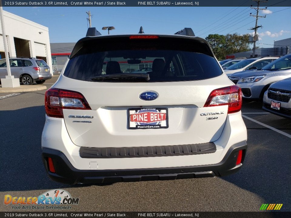 2019 Subaru Outback 3.6R Limited Crystal White Pearl / Slate Black Photo #5