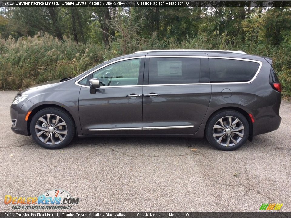2019 Chrysler Pacifica Limited Granite Crystal Metallic / Black/Alloy Photo #3