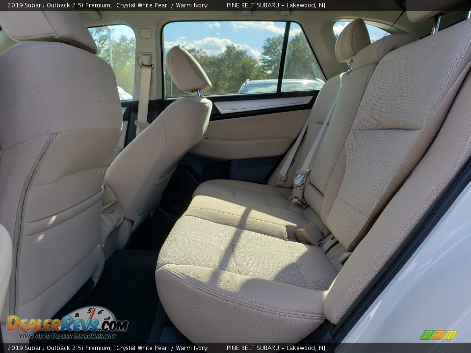 2019 Subaru Outback 2.5i Premium Crystal White Pearl / Warm Ivory Photo #6