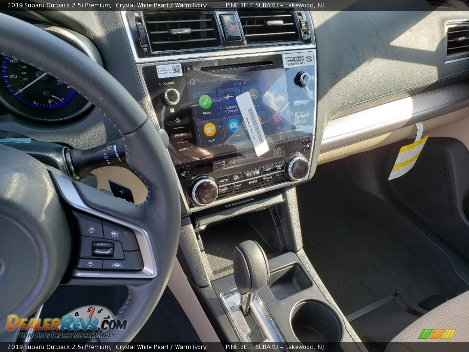 2019 Subaru Outback 2.5i Premium Crystal White Pearl / Warm Ivory Photo #10