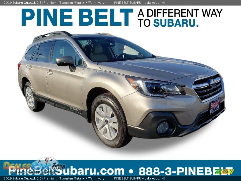 2019 Subaru Outback 2.5i Premium Tungsten Metallic / Warm Ivory Photo #1