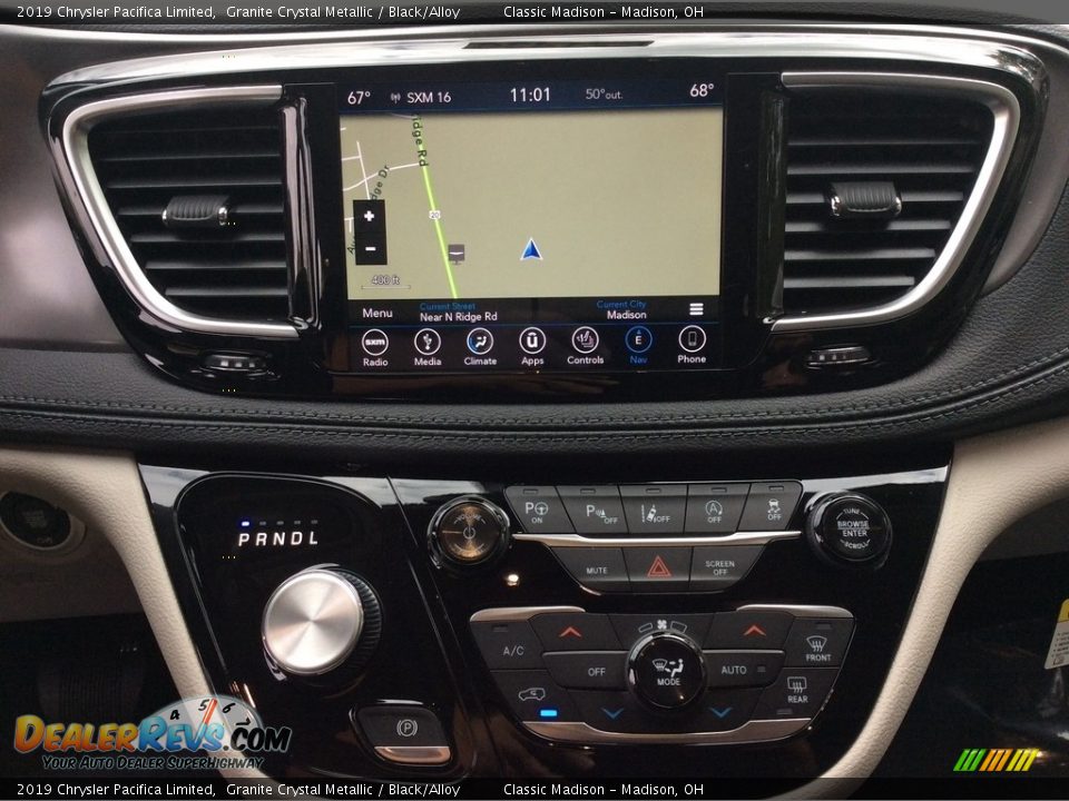 2019 Chrysler Pacifica Limited Granite Crystal Metallic / Black/Alloy Photo #14