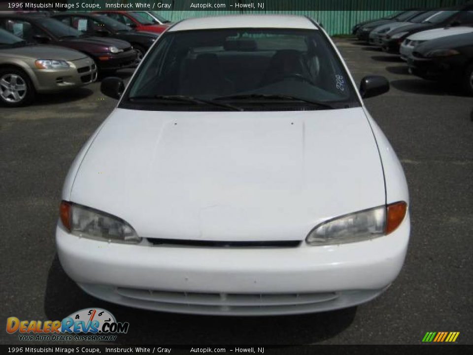 1996 Mitsubishi Mirage S Coupe Innsbruck White / Gray Photo #1