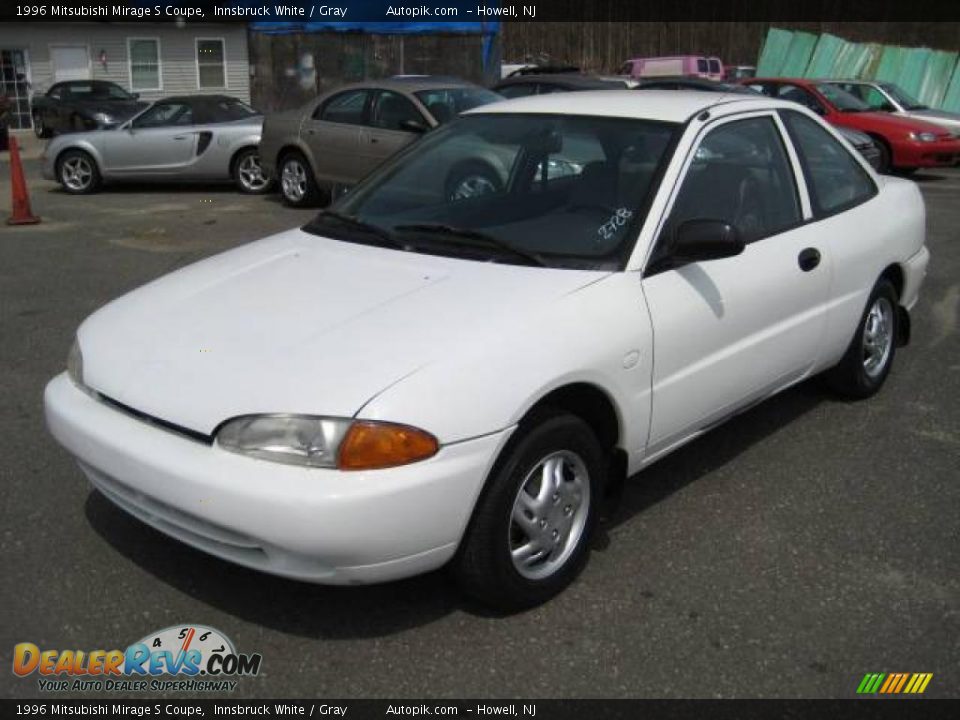 1996 Mitsubishi Mirage S Coupe Innsbruck White / Gray Photo #2