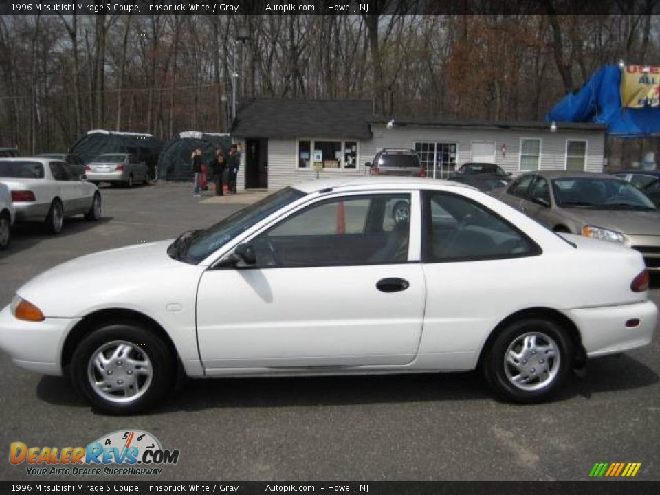 1996 Mitsubishi Mirage S Coupe Innsbruck White / Gray Photo #3