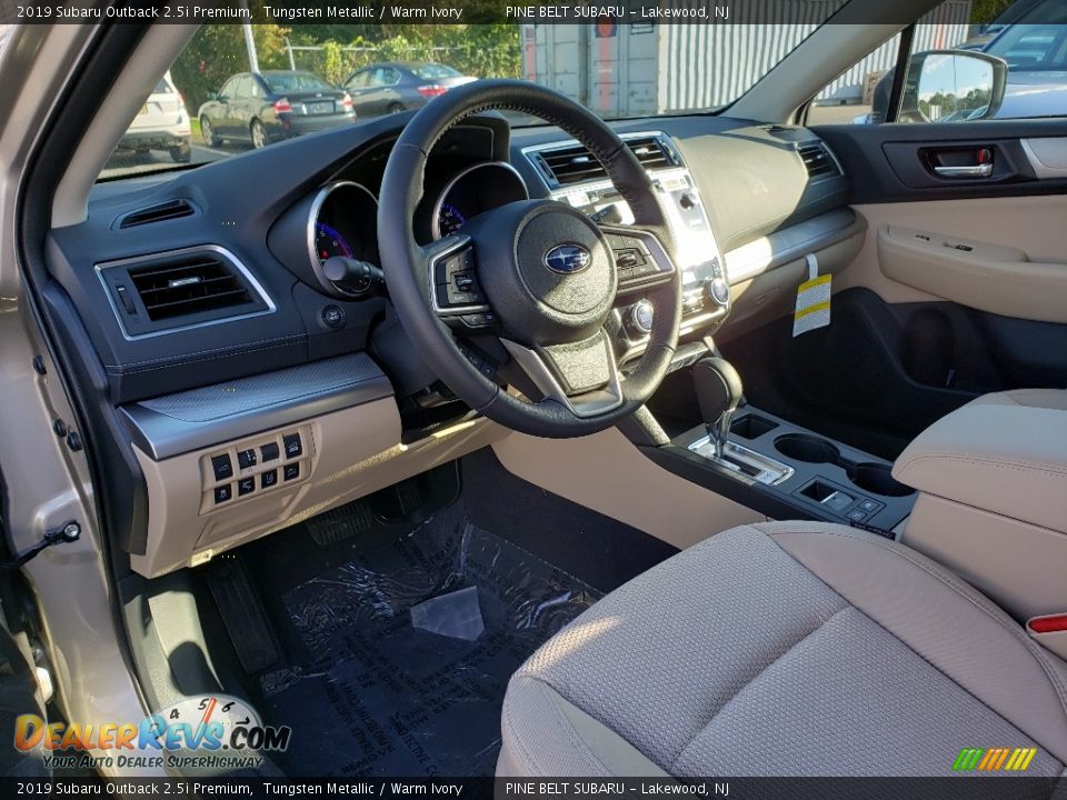 2019 Subaru Outback 2.5i Premium Tungsten Metallic / Warm Ivory Photo #7