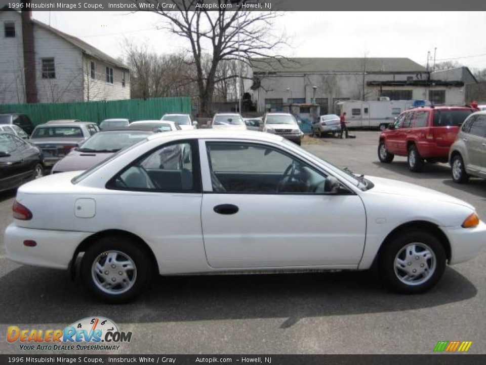 1996 Mitsubishi Mirage S Coupe Innsbruck White / Gray Photo #7