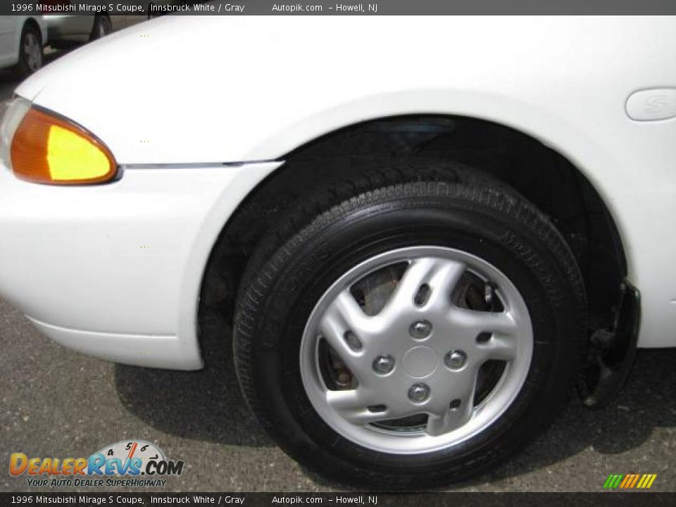 1996 Mitsubishi Mirage S Coupe Innsbruck White / Gray Photo #9