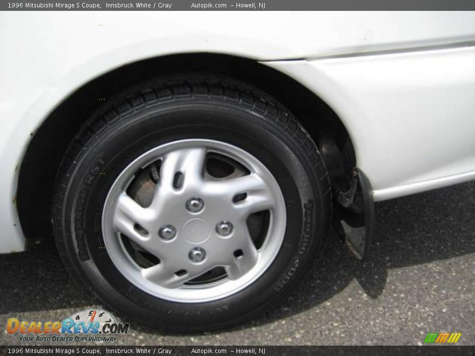 1996 Mitsubishi Mirage S Coupe Innsbruck White / Gray Photo #11