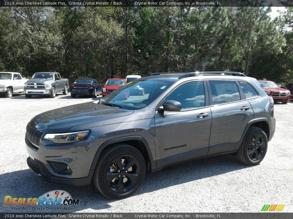 2019 Jeep Cherokee Latitude Plus Granite Crystal Metallic / Black Photo #1