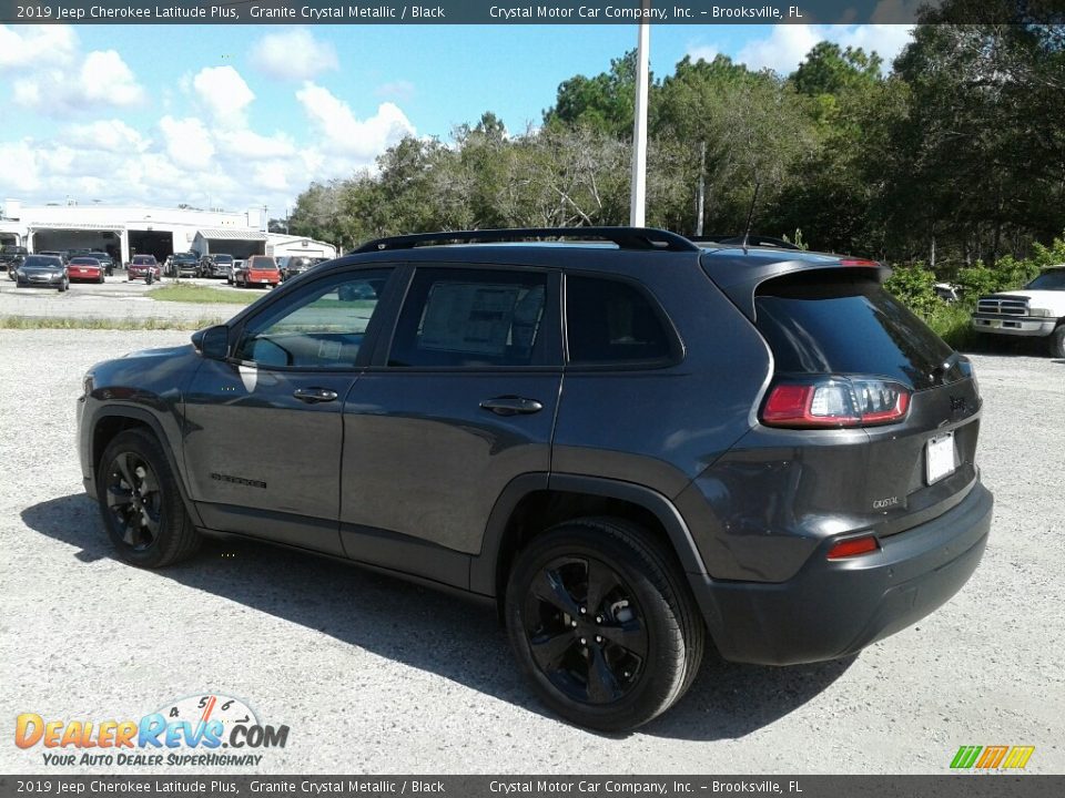 2019 Jeep Cherokee Latitude Plus Granite Crystal Metallic / Black Photo #3