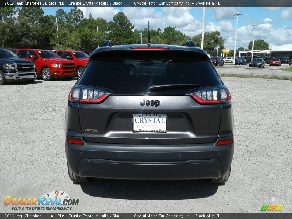 2019 Jeep Cherokee Latitude Plus Granite Crystal Metallic / Black Photo #4