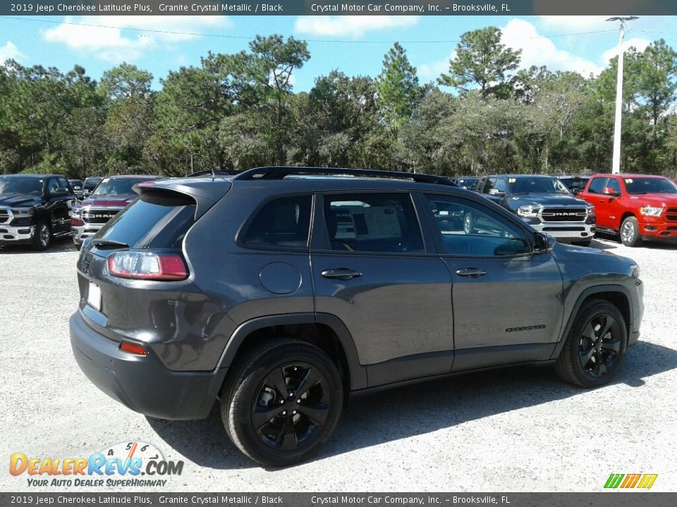 2019 Jeep Cherokee Latitude Plus Granite Crystal Metallic / Black Photo #5
