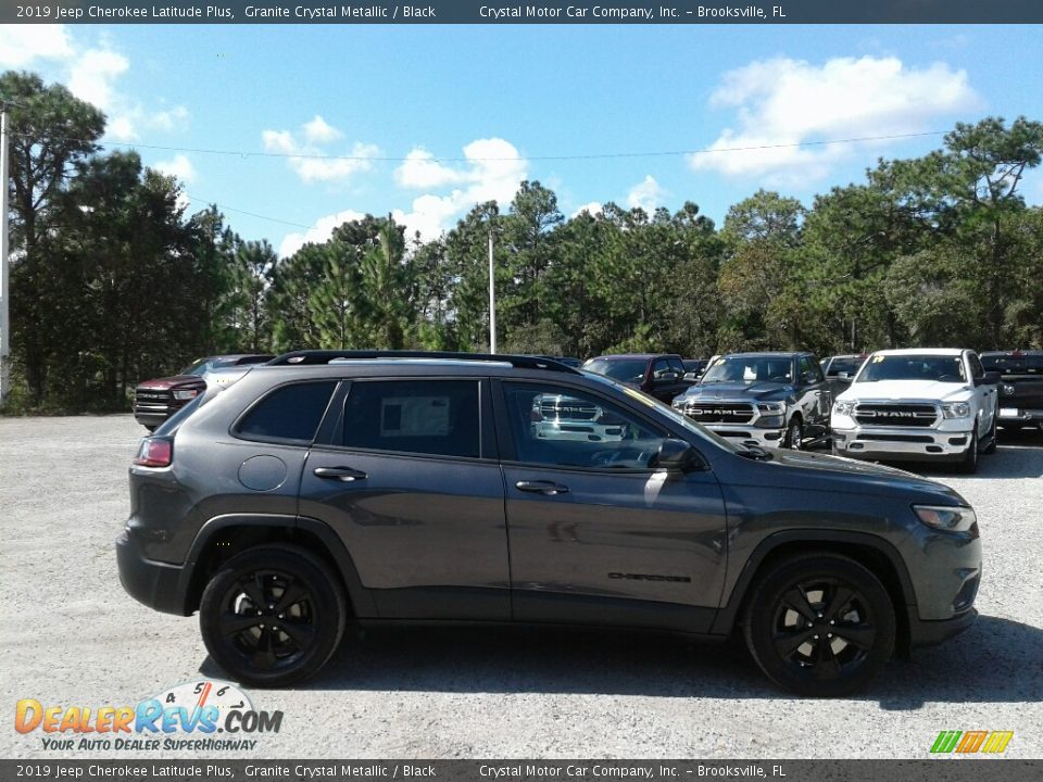2019 Jeep Cherokee Latitude Plus Granite Crystal Metallic / Black Photo #6