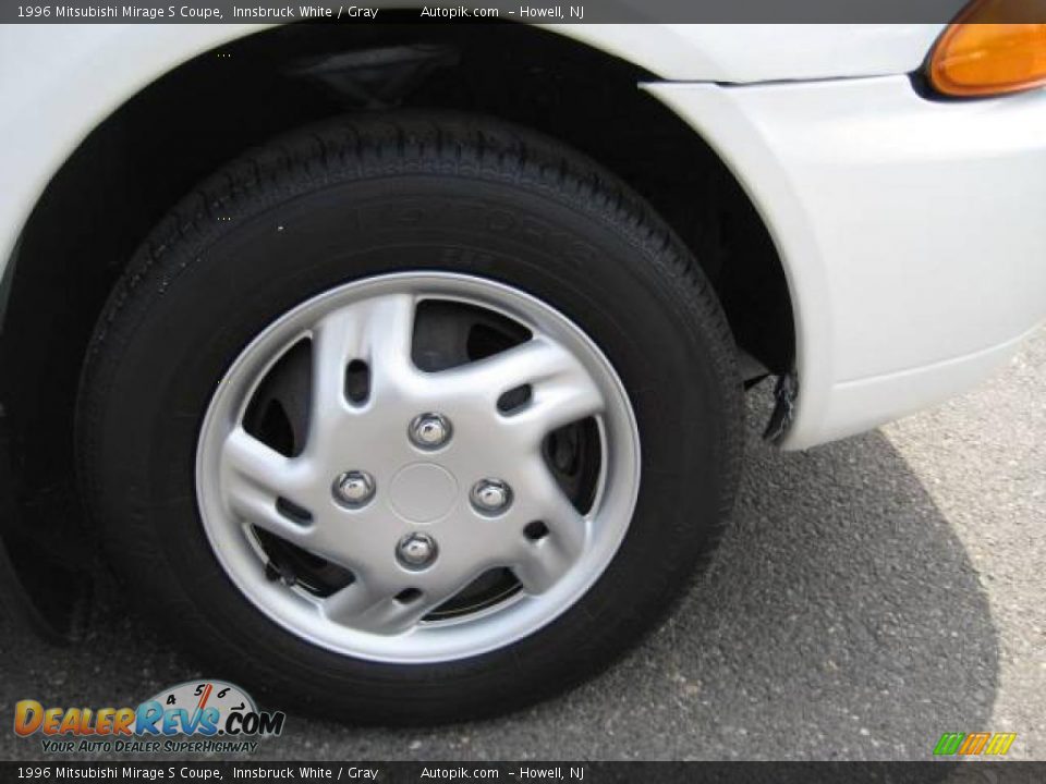 1996 Mitsubishi Mirage S Coupe Innsbruck White / Gray Photo #15