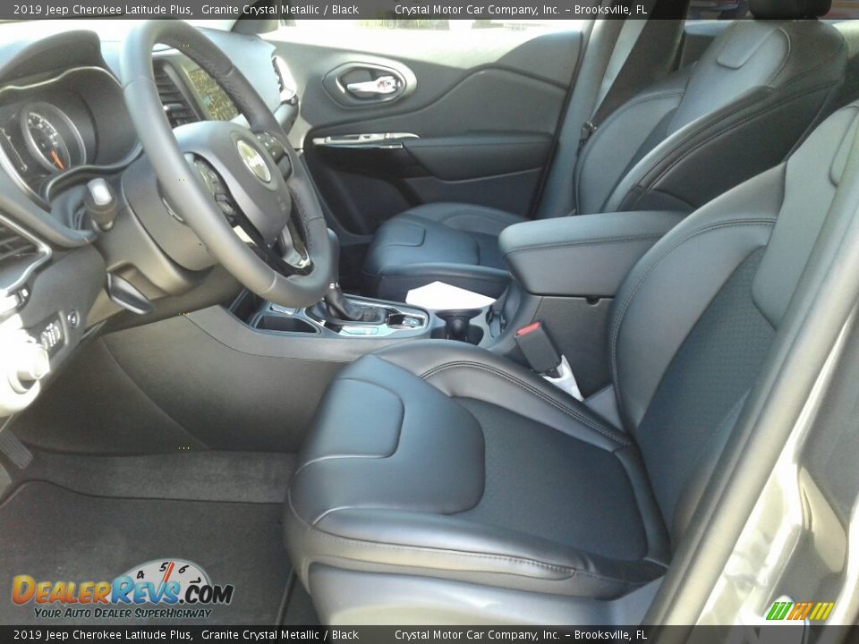 2019 Jeep Cherokee Latitude Plus Granite Crystal Metallic / Black Photo #9