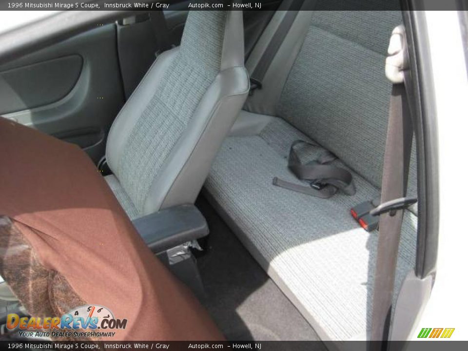1996 Mitsubishi Mirage S Coupe Innsbruck White / Gray Photo #18