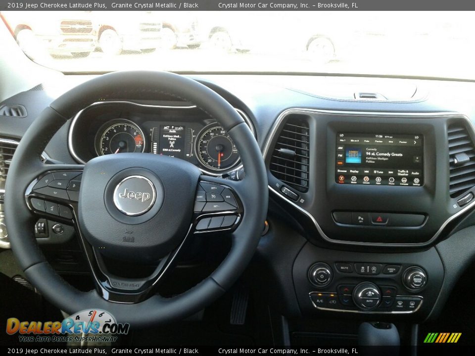 2019 Jeep Cherokee Latitude Plus Granite Crystal Metallic / Black Photo #13